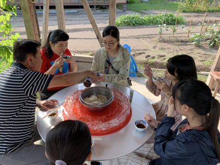 天辰地区自治会　留学生歓迎会