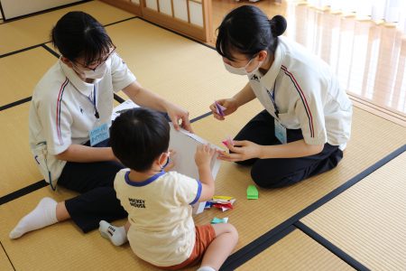 【看護学科】1年生の「発達援助実践」