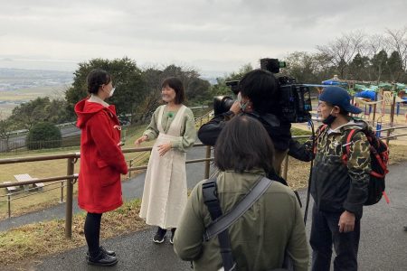 本学留学生が台湾向け番組撮影に参加