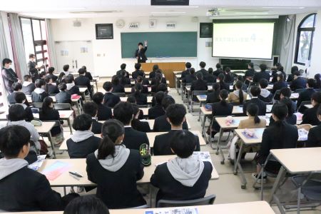 神村学園高等部（文理科）にて出張講義