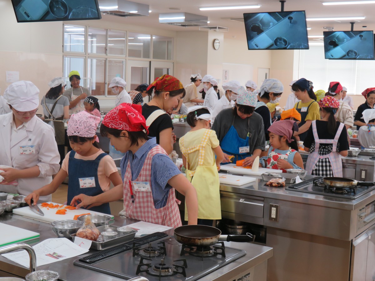 楽しくおいしく無駄なくクッキング 親子で学ぼうsdgs 鹿児島純心女子短期大学