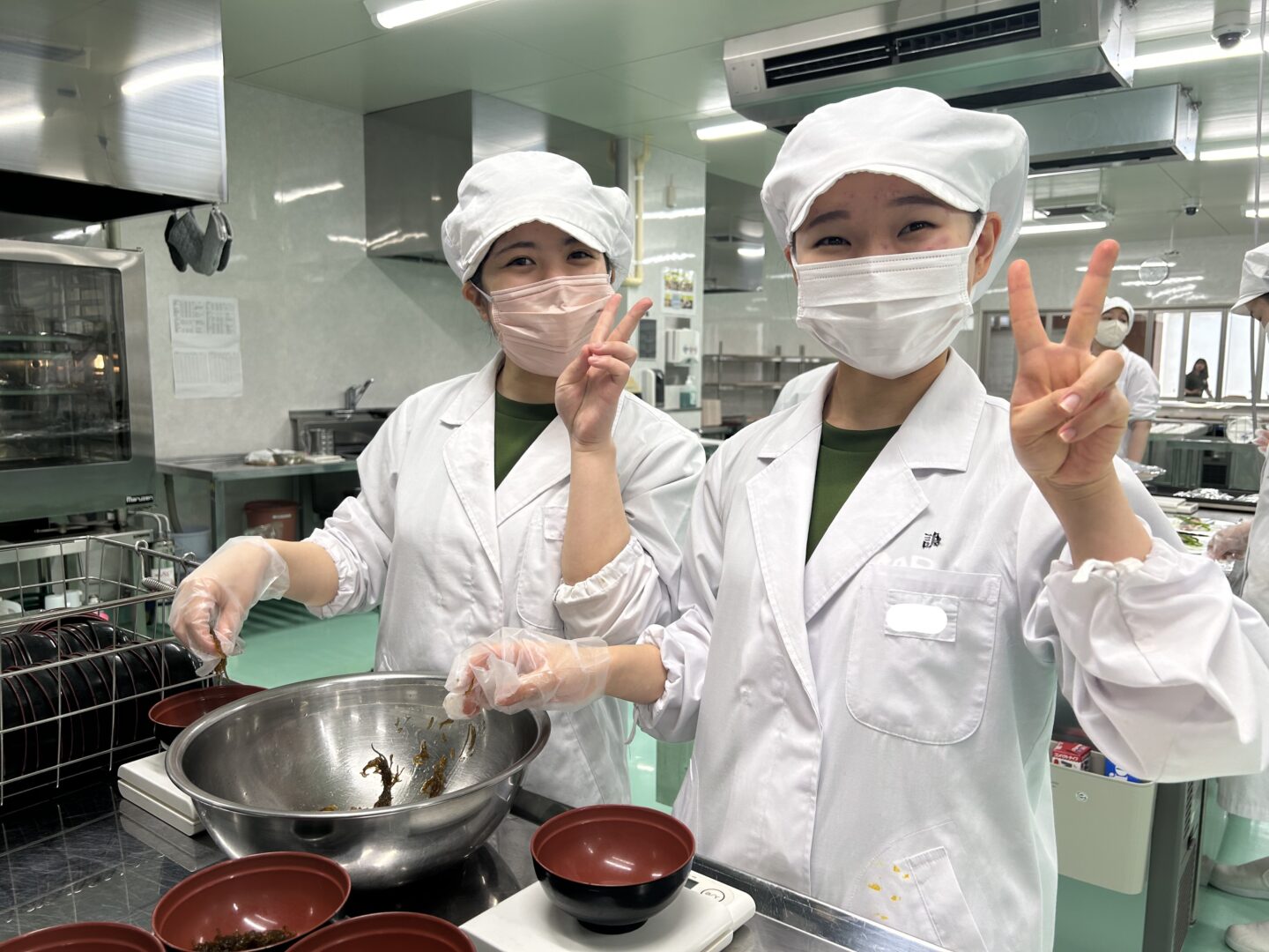 「給食管理実習Ⅰ(学内)」を実施しました！［6月編］